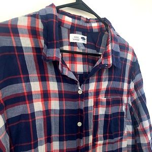 Plaid Classic Old Navy Top